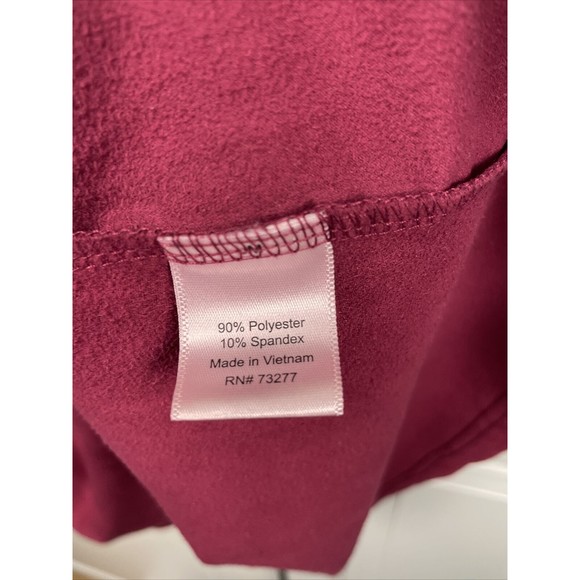 Apt 9 Womens Faux Suede Dress Size 4 Eyelet Sleeveless Zip Red - Picture 7 of 9